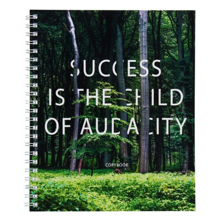 A notebook of 60 sheets in the Done line!, The cover coated cardboard, glossy lamination, block 60g/m2, mix, 5 types-6