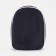 Cosmetic bag with lightning, black color