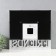 Multipher with the clock "Friends" plastic, 5 photos (10x15/3 pcs, 10x10/2 pcs), col. white