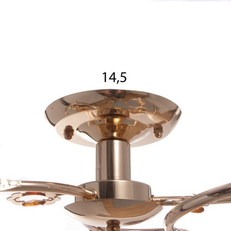 Viola chandelier BP 3x40W E27 Gold Model: 2612379-5