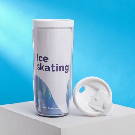 Thermal engine with an insert “Figure skating”, 350 ml, retains the heat of 2 hours-2