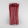 Lightning "Spiral", No. 5, detachable, castle machine, 60 cm, red/white/black color