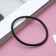 Hair elastic band "premium" (set 30 pcs) black