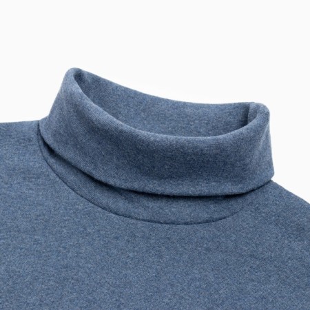 Turtleneck Men's Minaku: Basic Line Man Color Gray-Great Melange, Size 44-6