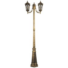 Sadovo-park lamp Feron PL109, IP44, E27, 60 W, 560x150X2020 mm, color black gold