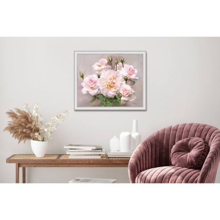 Reproduction of the painting "Rosa Floribunda", 40x50, frame (45-a355)-2