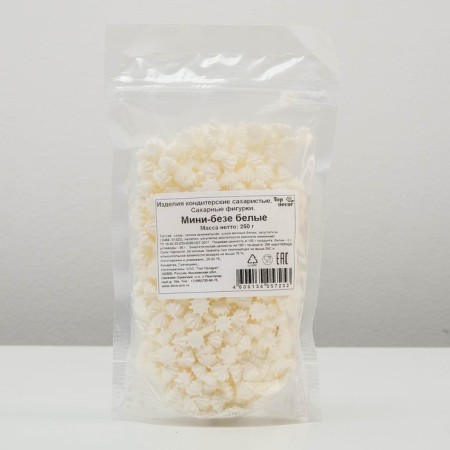 Sugar figures "Mini-Beza", white, 250 g-1