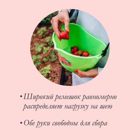 Ёмкость для сбора ягод, 3 л, «Малина»-2