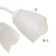 Susana chandelier 5x15W E27 white/gold 58x58x32cm Bayerlux