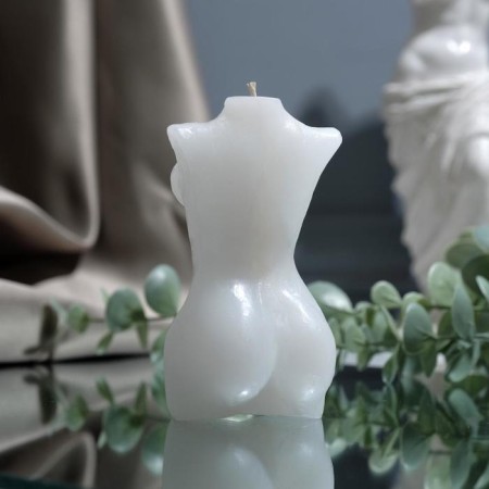Interior candle "Women's figure", white-1