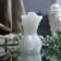 Interior candle "Women's figure", white