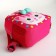 Baby backpack on lightning, pink color
