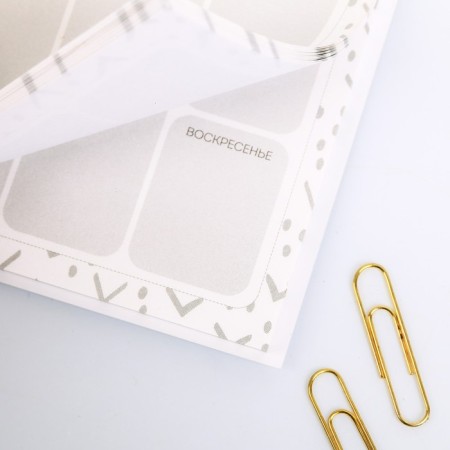 Slower with torn sheets "Henotoplanner", 9.5 × 17.5 cm, 50 sheets-5