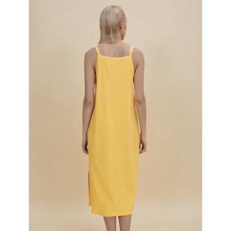 Female dress, size Xs, yellow color-2