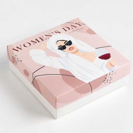 Gift set "Women’s Day" Mask for sleeping, socks 3 pairs-7