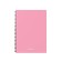 Notebook A5, 80 sheets in the cage on the crest Erichkrause "Pastel", plastic cover, OFSET BOLK, 100%whiteness, mix