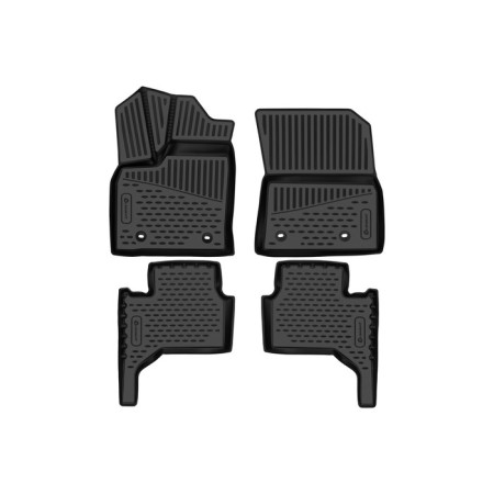 3D mats in the salon for Lexus LX600 (IV), 2021-, VIP, for captain's seats, 4 pcs