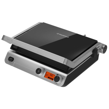 Electric grill Maunfeld MF-1311b, 2000 watts, anti-stick coating, 30x25 cm, black