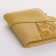 Women's wallet on the button, yellow color