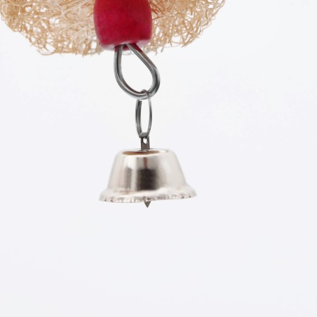 A toy with a karakatitsa carapace, lufu and bell, 25 x 5 cm-1