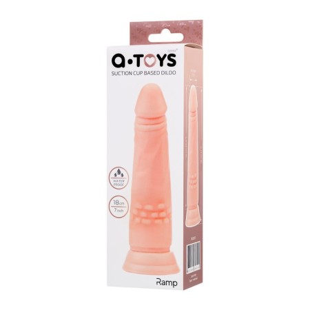 Realistic phallimitator A-Toys by Toyfa, TPE, bodily, 18 cm-2