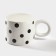 Ceramic mug with silicone lid "Myu", 350 ml, white and black color