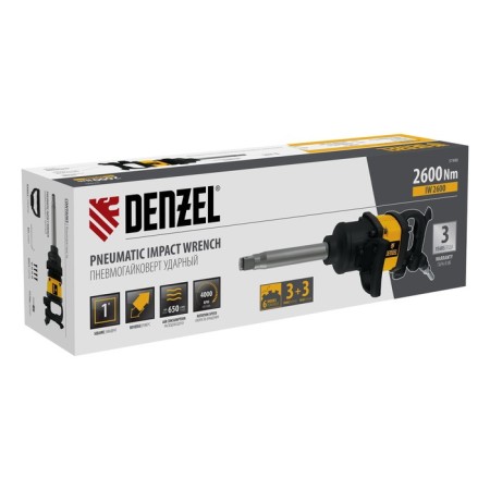 Denzel IW2600 57490, 1 ", 4000 rpm, 2600 Nm-8