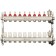 Collector Group ONDO, 1 "X3/4", 9 outputs, with consumables, stainless steel