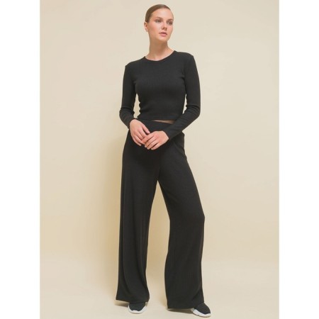 Women's longing, size 42, black color-5