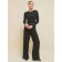 Women's longing, size 42, black color