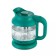 Electric ketter KitFort KT-6663, glass, 1.2 l, 1630 watts, green