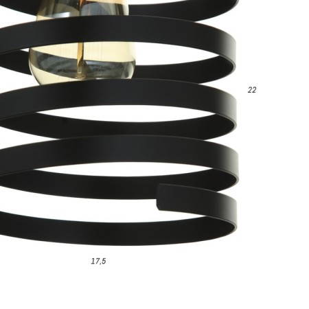 Lamp Bayerlux 2462/1 E27 40W Black 18x18x20-120 cm-5