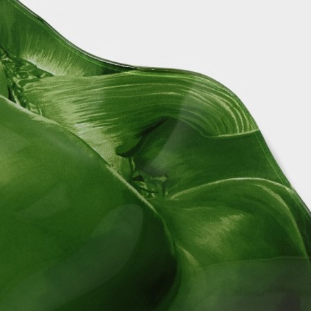 Glass Serving shares "Pepper", 16 × 15 cm, green color-4