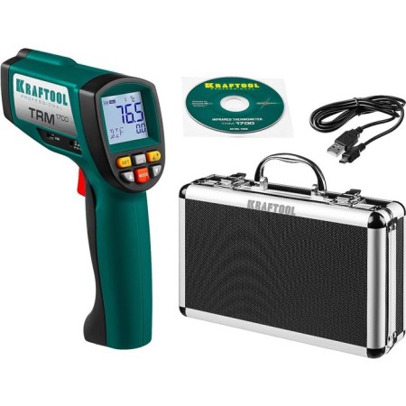Pyrometer Kraftool TRM-1700 45701-1650, infrared, -30 ° C +1650 ° C-1