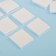 Velcro adhesive base "Square", set of 30 pcs., Size 1 pcs: 2 × 2 cm