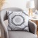 Decorative pillowcase 40x40 cm, Circle Black, 100% cotton