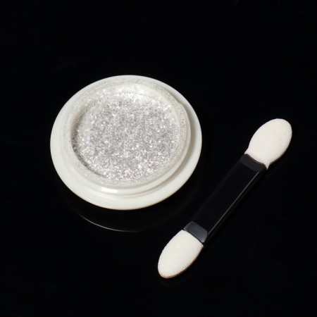 Nail rubbing, with an applicator, the color of the hoar-3