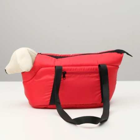 Bag - Animal Carriage "Cabriolet", 34 x 20 x 21 cm, red-4