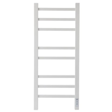 Electric towel Grois ALEX, 300x800 mm, 8 crossbars, lower, white