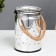 Nightlight "Night Tale" LED from batteries 3AAA silver 8x8x12 cm Risalux
