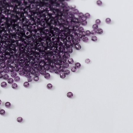 Beads "Astra" 11/0, 20 g (11a purple/transparent)