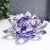 Lotus glass "Lotus violet" Diam 13.5 cm