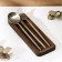 ADELICA cutlery tray, 23 × 8 × 1.8 cm, painted in dark color, birch