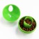 A toy for dry food "Egg", 6.7 cm, green