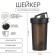 Shaker, series: Hard, "Master K", 400 ml, 9 x 17 cm, black