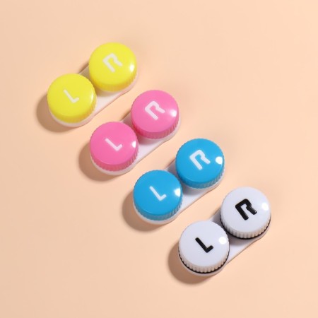 Container for contact lenses "left/right", color mix-3