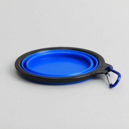 Silicone bowl “Who is good here?”, 350 ml, blue, 12.8 x 4.5 cm-5