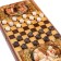 Нарды деревянные с шашками "Для Бани", настольная игра, 40 х 40 см
