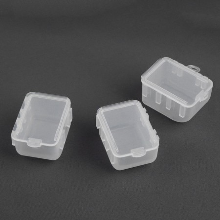 Organizer for storing trifles, with a suspension, 7 removable departments, 20.5 × 4.5 × 2 cm, the color is transparent-3