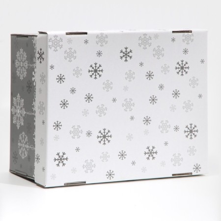 The folding box "Let it Snow", 31.2 x 25.6 x 16.1 cm, New Year-2